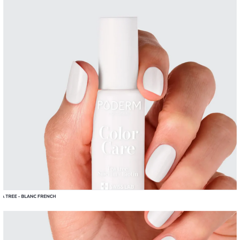 Vernis à ongle soin blanc 8ml – Vernis réparateur – Soins Poderm