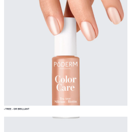 Vernis à ongle soin or brillant 8ml – Vernis réparateur – Soins Poderm