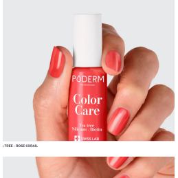 Vernis à ongle soin corail 8ml – Vernis réparateur – Soins Poderm