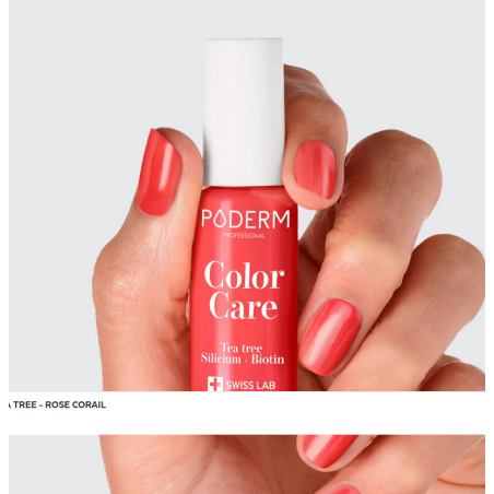 Vernis à ongle soin corail 8ml – Vernis réparateur – Soins Poderm