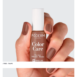 Vernis à ongle soin taupe 8ml – Vernis réparateur – Soins Poderm