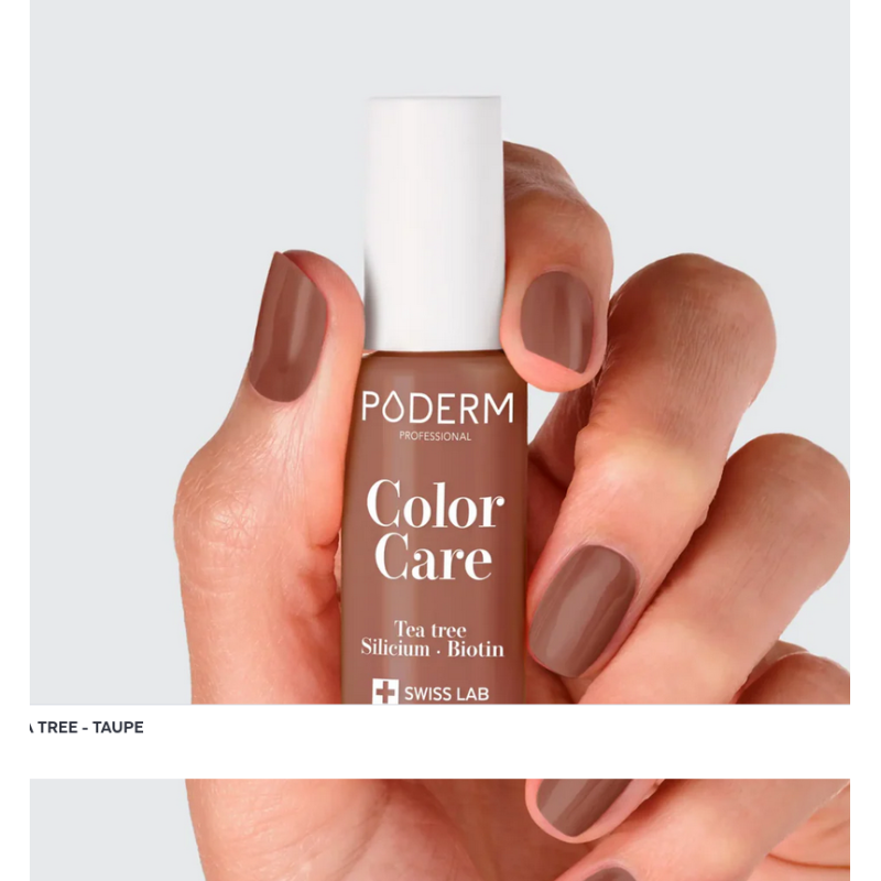 Vernis à ongle soin taupe 8ml – Vernis réparateur – Soins Poderm