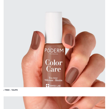 Vernis à ongle soin taupe 8ml – Vernis réparateur – Soins Poderm