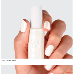 Vernis à ongle soin blanc perlé 8ml – Vernis réparateur – Soins Poderm