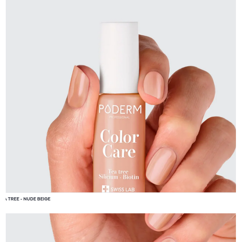 Vernis à ongle soin nude beige 8ml – Vernis réparateur – Soins Poderm