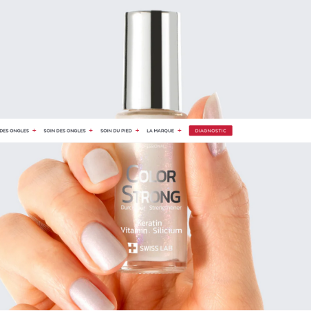 Vernis à ongle durcisseur highlighter 8ml – Vernis fortifiant – Color Strong Poderm