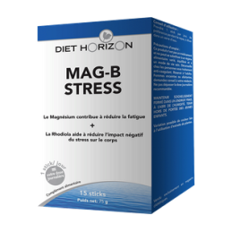 MAG-B Stress 15 sticks – Fatigue & stress –  Compléments alimentaires Diet Horizon