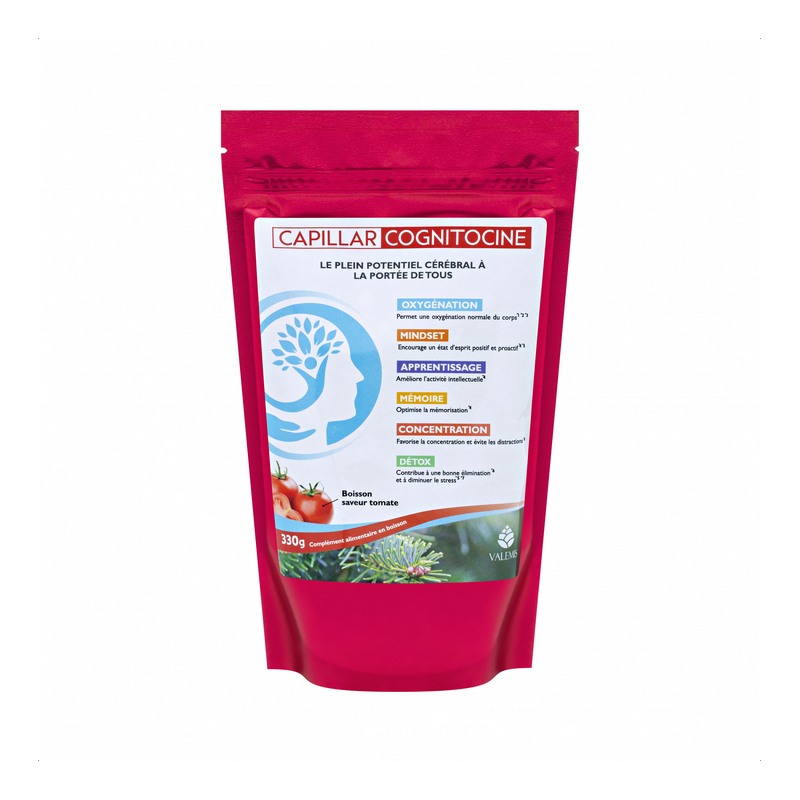 Capillar Cognitocine goût tomate– Capacités cognitives, mémoire,concentration, énergie– Valémis Finistère