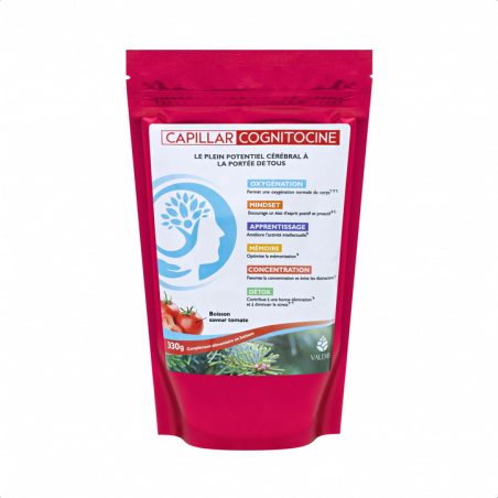Capillar Cognitocine goût tomate– Capacités cognitives, mémoire,concentration, énergie– Valémis Finistère