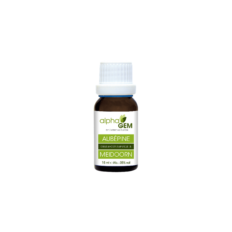 Aubépine 15ml – Sphère nerveuse, circulatoire – Alphagem Bretagne