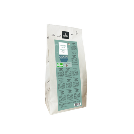 Les Herbes Relax 500g – Rooïbos, mélisse, cannelle – La Route des Comptoirs