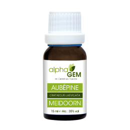 Aubépine 15ml DUO Bio – détente, équilibre émotionnel, bien-être cardiovasculaire - Gemmothérapie Alphagem