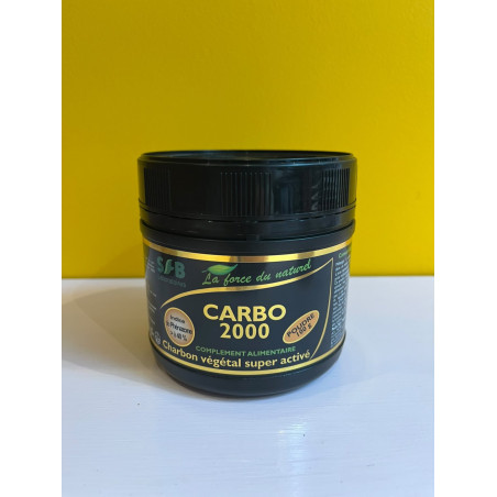 Carbo 2000 poudre 100g  – Charbon actif en poudre, digestion, detox – SFB Laboratoires Finistère Bretagne