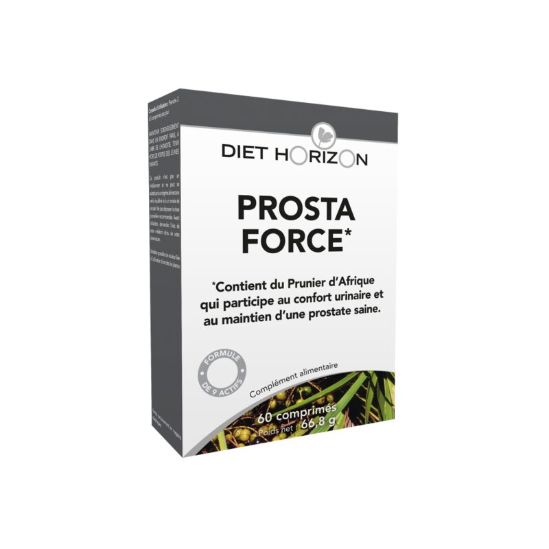 Prosta Force 60 comprimés – Andropause, Confort urinaire, Prostate, Vessie – Compléments Diet Horizon Finistère