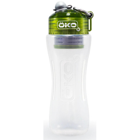 Gourde Öko Ultra-Filtrante Vert 1L –  Filtrage chlore, microplastiques, parasites – Gourdes et filtres ÖKO Finistère