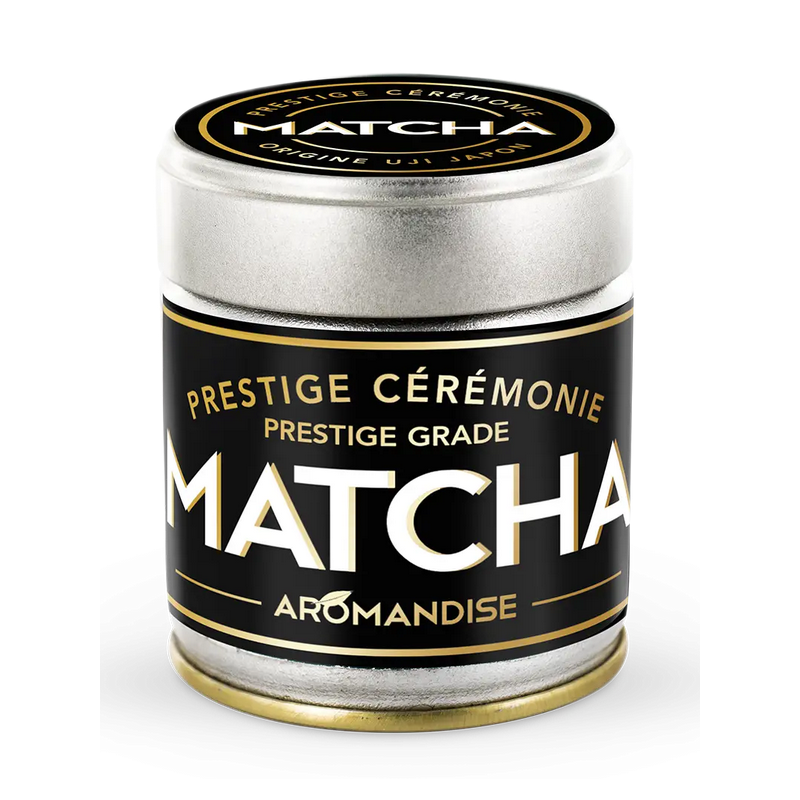 Matcha Prestige Cérémonie 30g –  Thé vert matcha Prestige, antioxydant– Thés et infusions Aromandise Finistère