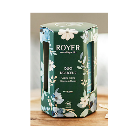 Coffret Duo Douceur –  Nourrit, répare et protège – Crèmes soins Royer Cosmétiques Finistère