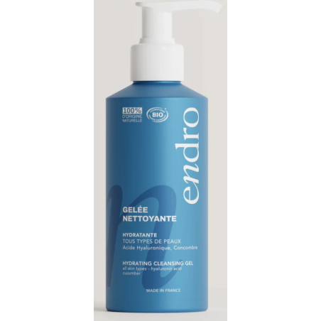 Gelée Nettoyante 150ml Routine Hydratant – Protège, apaise, renforce – Soins Endro Cosmétiques Finistère