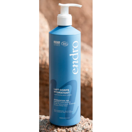 Lait Corps Hydratant 400ml – Bisobolol, Acide Hyaluronique, Aloé Vera – Soins Hydratant Endro Cosmétiques Finistère