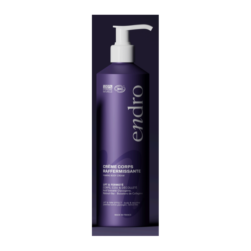 Crème Corps Raffermissante 400ml Lift et fermeté – Corps, Cou et Décolleté – Soins Raffermissants Endro Cosmétiques Finistère