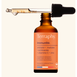 Terraphy Immunité –  Shiitaké, Maitake, Échinacée, Vitamine C, Zinc – Compléments Immunité Terraphy Finistère