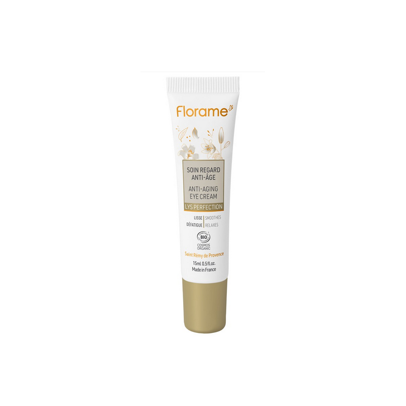 Soin Regard Anti-âge Lys Blanc Bio 15ml –  Cernes, rides, ridules – Soins visage Florame Finistère