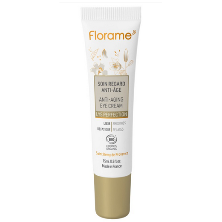 Soin Regard Anti-âge Lys Blanc Bio 15ml –  Cernes, rides, ridules – Soins visage Florame Finistère
