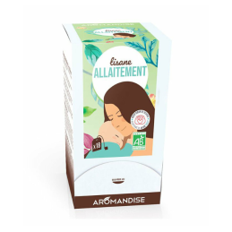 Tisane Allaitement 18 Sachets –  Fenouil, Anis, Carvi – Tisanes Maternité Aromandise Finistère