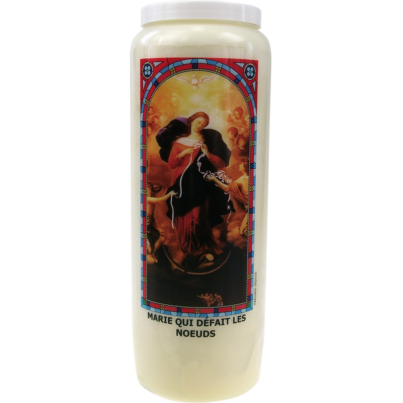 Neuvaine vitrail Marie qui défait les noeuds