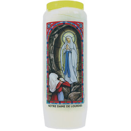 Neuvaine vitrail Notre Dame de Lourdes