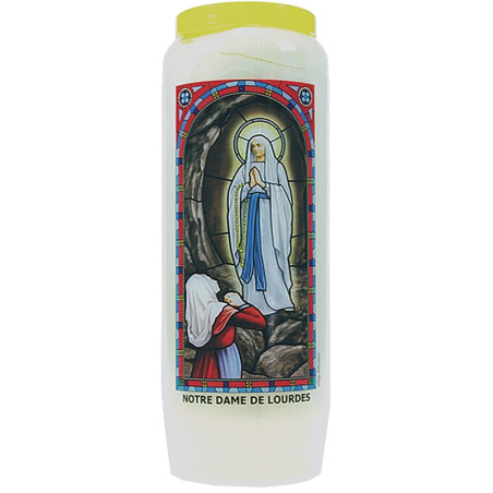 Neuvaine vitrail Notre Dame de Lourdes