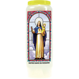 Neuvaine Vitrail Notre Dame du Rosaire