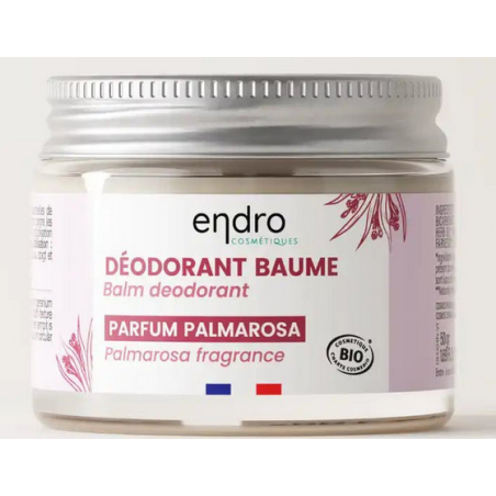 Déodorant Baume Palmarosa 50ml – Transpiration, sueurs, mauvaises odeurs – Cosmétiques Endro Bretagne