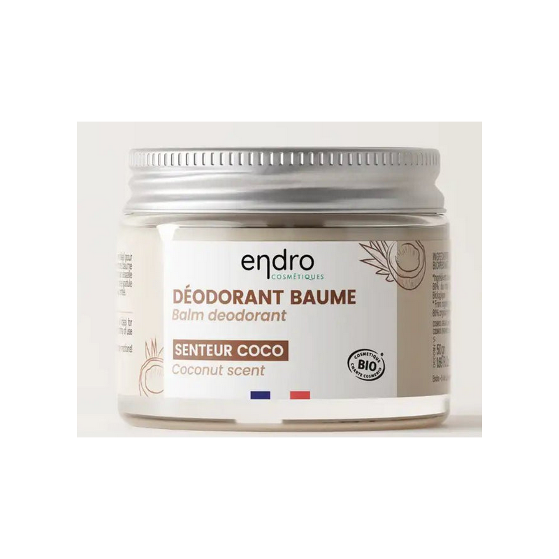 Déodorant baume noix de coco 50ml – Endro Cosmétiques Bretagne