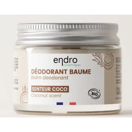 Déodorant baume noix de coco 50ml – Endro Cosmétiques Bretagne