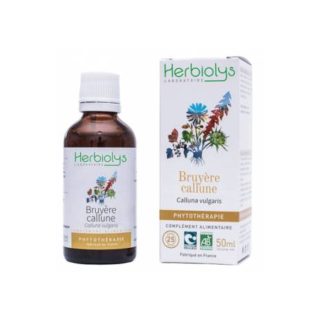 Bruyère Callune Phytothérapie 50ml –  Infection urinaire, cystites – extraits de plantes fraiches Herbiolys Finistère