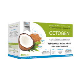 Cetogen 30 sachets –  Performances intellectuelles, fonctions cognitives – Compléments alimentaires D.Plantes Finistère