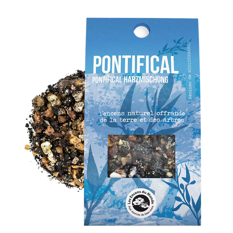 Résines Pontificales de méditérranée – Relaxant, Oliban, Myrrhe, Benjoin, Storax – Encens du Monde Aromandise Finistère