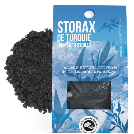 Résines Storax de Turquie – Protection, chance, équilibre – Encens du Monde Aromandise Finistère