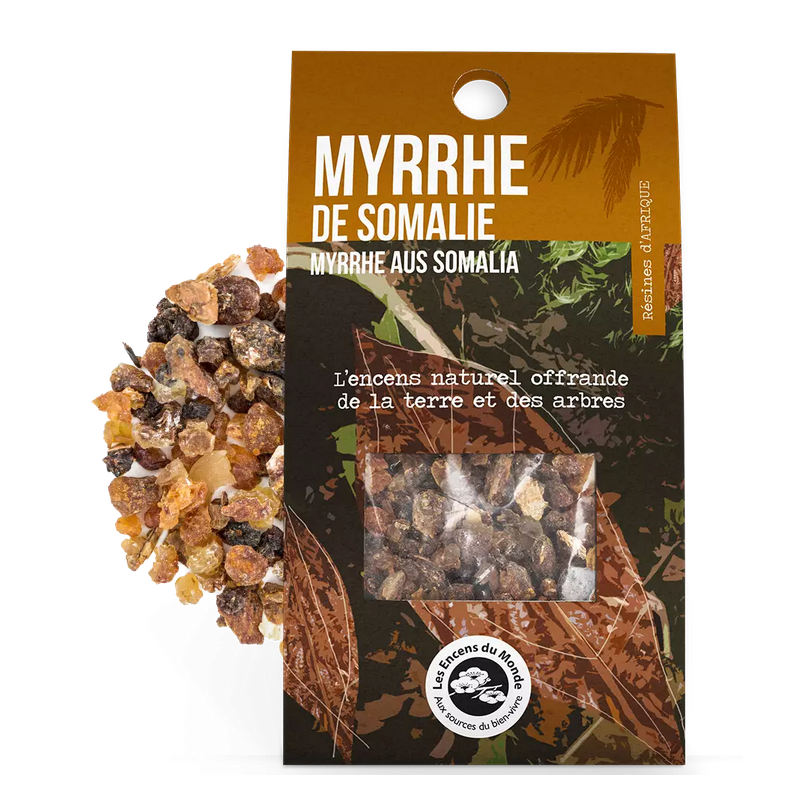 Résines Myrrhe de Somalie – Relaxant, inspirant, yin – Encens du Monde Aromandise Finistère