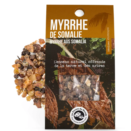 Résines Myrrhe de Somalie – Relaxant, inspirant, yin – Encens du Monde Aromandise Finistère