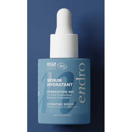 Sérum Hydratant Routine Hydratante  –  Hydratation 48h – Soins Yeux Endro Cosmétiques Finstère