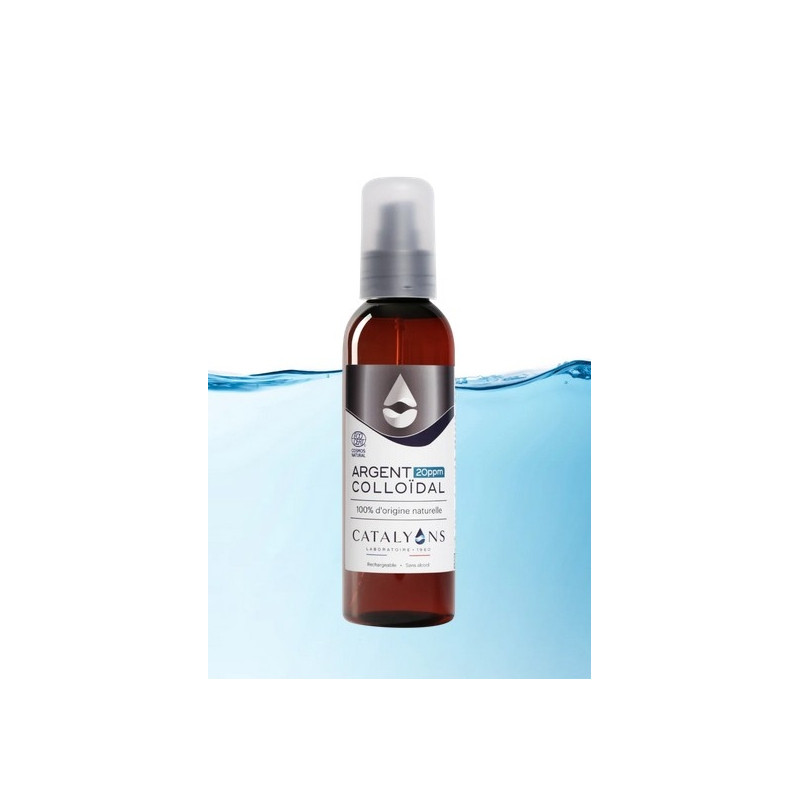 Argent Colloïdal 20ppm Vaporisateur 150ml Catalyons Finistère