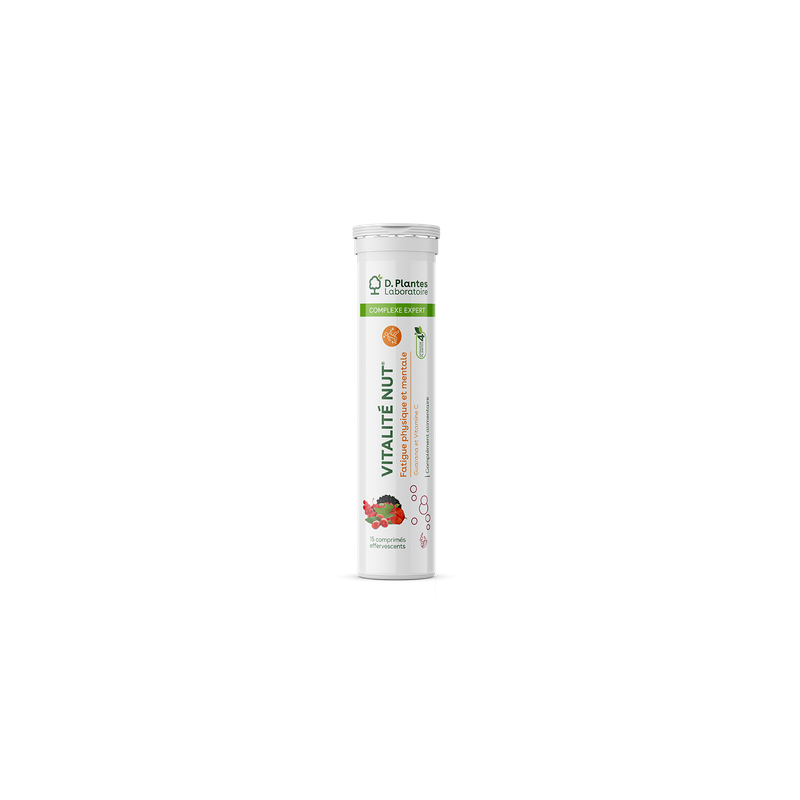 Vitalité Nut 30 Comprimés –  Fatigue Physique et Mentale – Compléments immunité D.Plantes Finistère