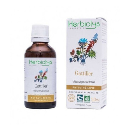 Gattilier 50ml – Equilibre féminin, Troubles menstruels, Ménopause - Teinture-mères Femme Herbiolys Bretagne