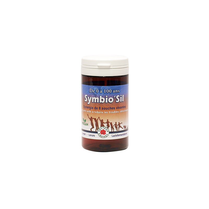 Symbio'Sil 30 Gélules –  Troubles intestinaux – Complément Digestion Vecteur Energy Finistère