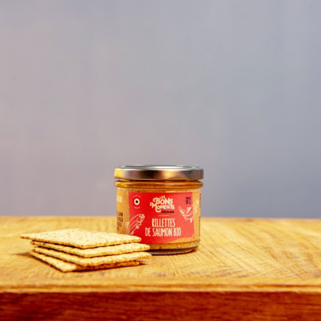 Rillettes de Saumon Bio 90g Apéritif, tartinable– Les Bons Moments La Sablaise Finistère