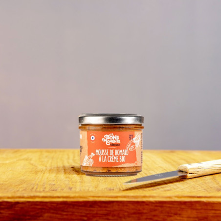 Mousse de homard à la crème bio 90g Apéritif, tartinable– Les Bons Moments La Sablaise Finistère