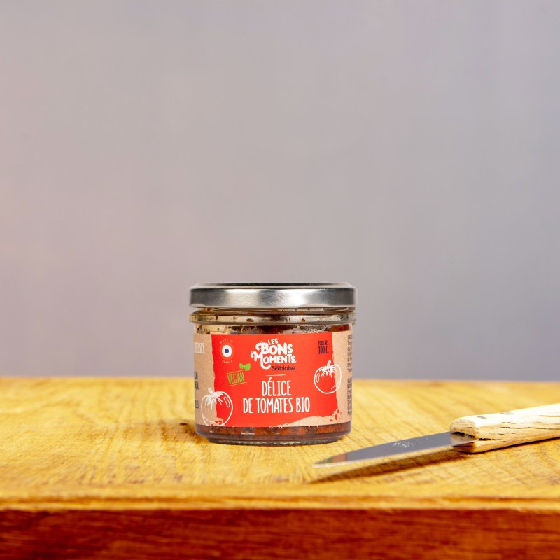 Délice de tomates bio 100g Apéritif, tartinable– Les Bons Moments La Sablaise Finistère