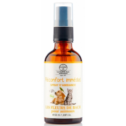 Spray Réconfort Immédiat Animaux – Troubles émotionnels, Sérénité – Fleurs de Bach Animaux Elixirs & Co Finistère